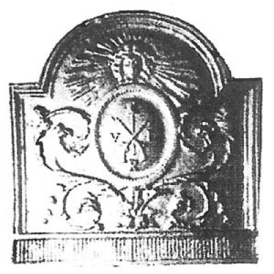 Plaque fabriquée pendant la Révolution
